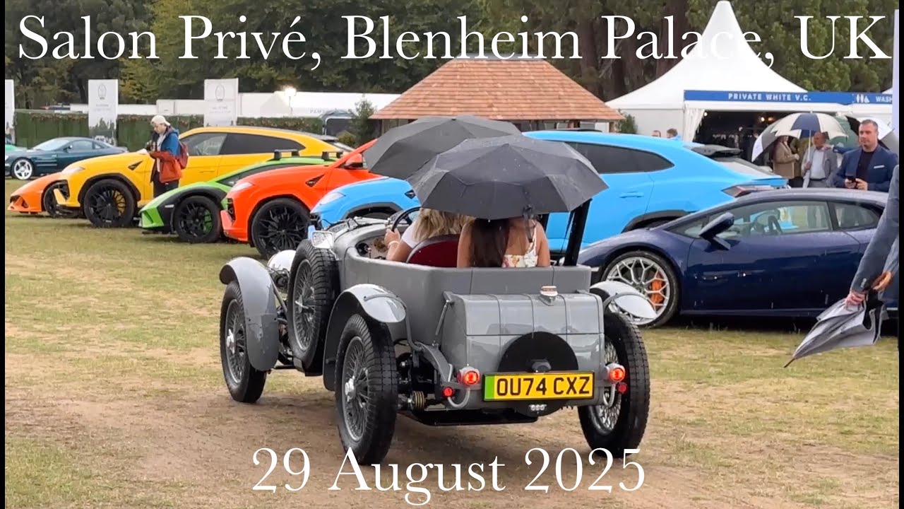 Salon Privé Blenheim Palace Woodstock UK, 29 August 2025 / Автошоу в Бленхеймском дворце 29 августа