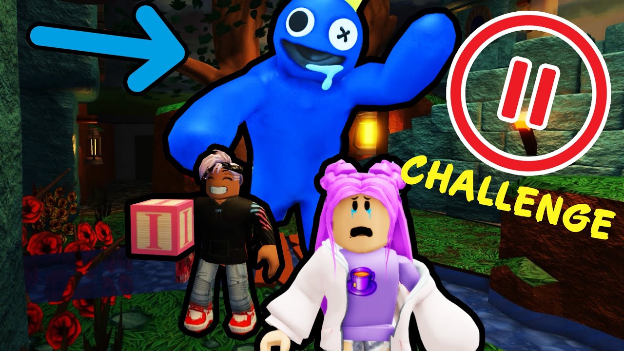 Rainbow Friends, ABER MIT PAUSE CHALLENGE! Kaan & Dania übertreiben wieder...[Roblox Deutsch]