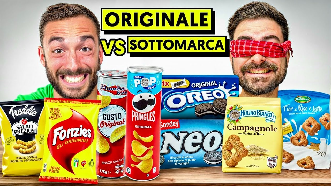 Sai RICONOSCERE L'ORIGINALE vs la SOTTOMARCA?! *Sfida Impossibile*