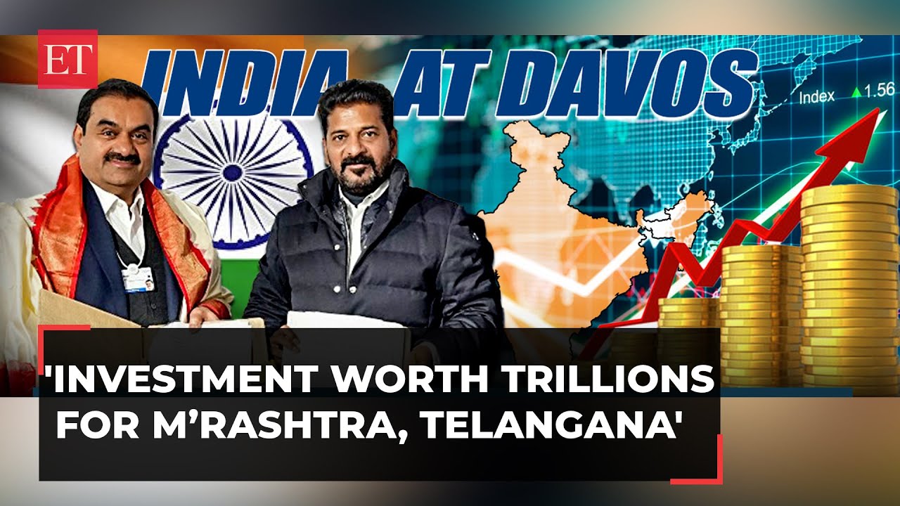 DAVOS: India in focus at WEF; Investment worth trillions for Maharashtra, Telangana
