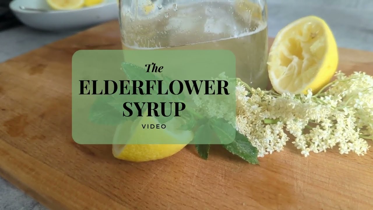 Elderflower Syrup Recipe - Homemade Liquid Sunshine