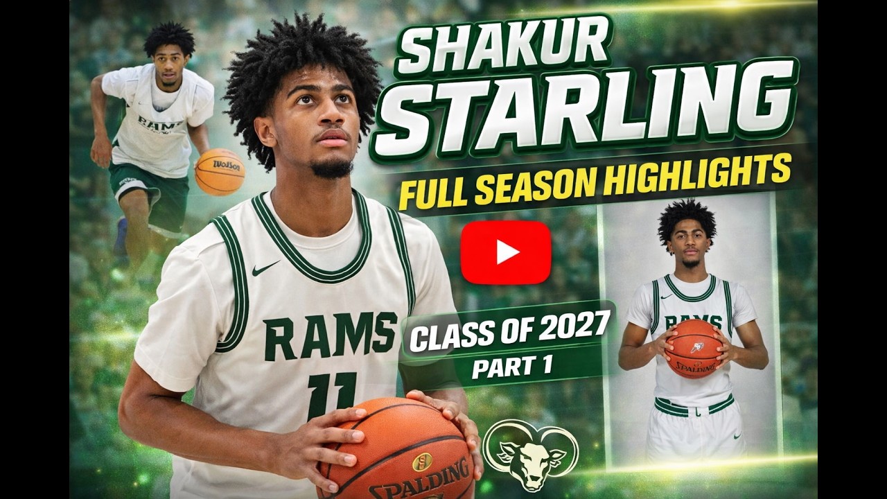 2027 Shakur Starling had a viral junior season!! He's the complete package (part 1)
