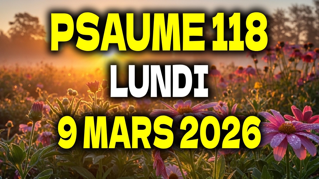 PRIÈRE DU MATIN | Lundi 9 Mars 2026 | Psaume 118 pour la Victoire et les Portes Ouvertes