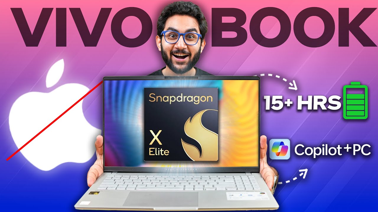 Finally Macbook Competitor is Here - Snapdragon X Elite | Asus Vivobook S15 OLED