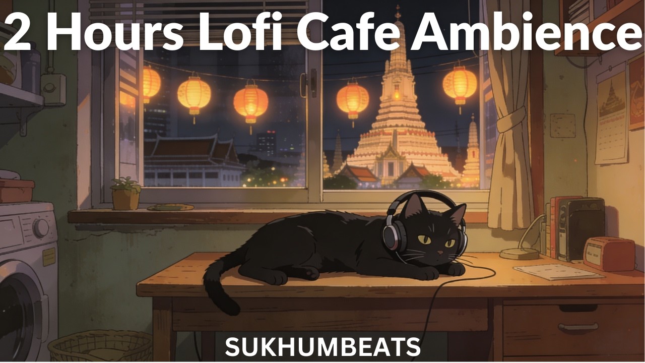 2 Hours Lofi Cafe Ambience