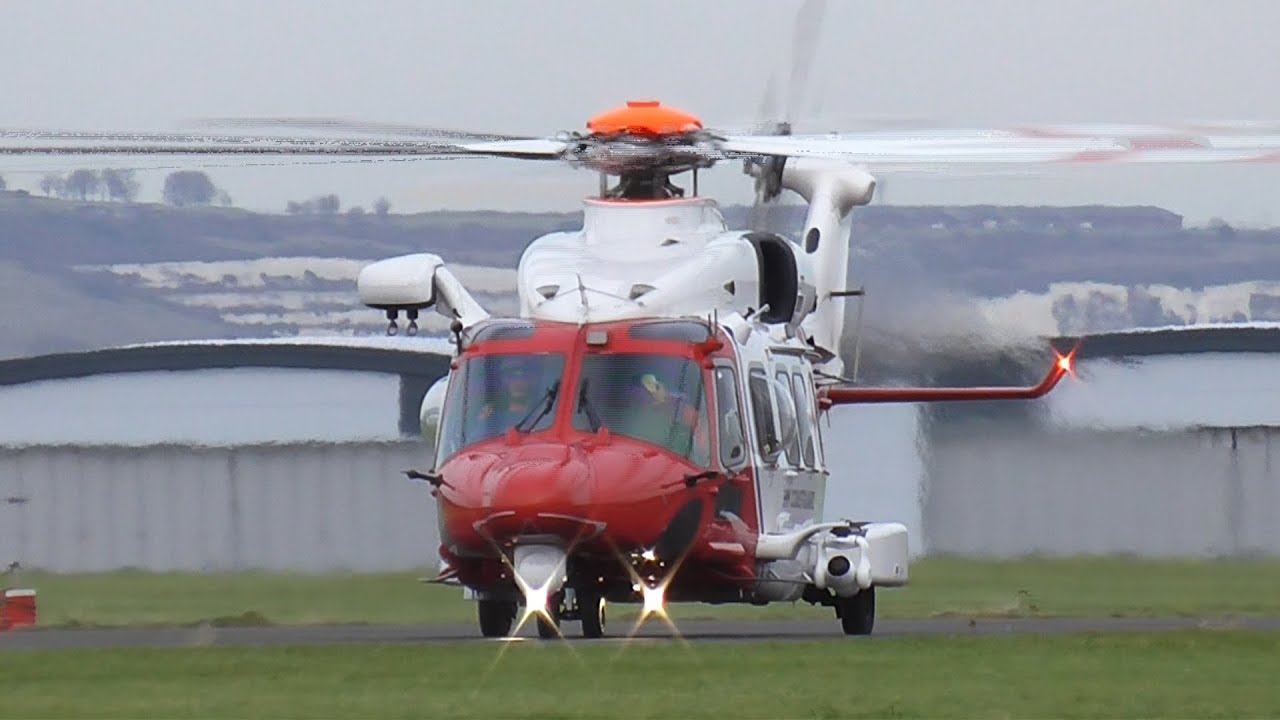 HM Coastgaurd Takeoff - Solent Airport - G-MCGO