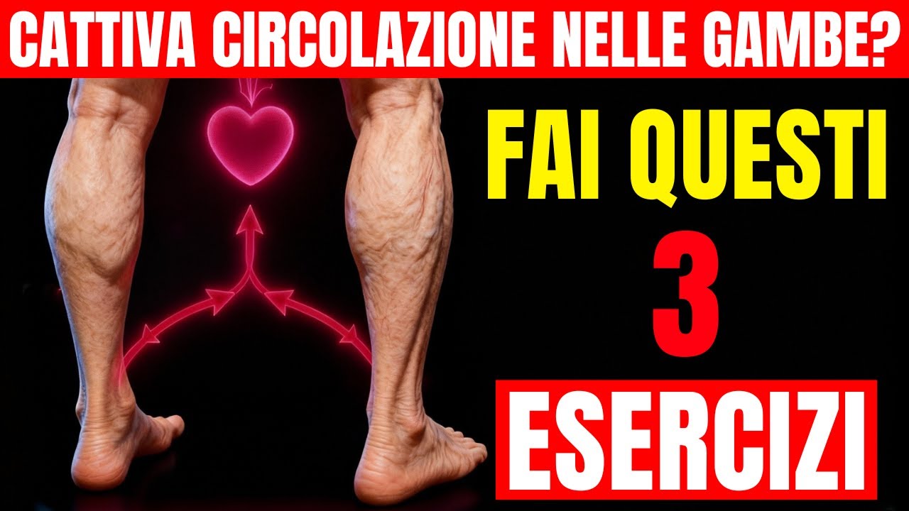 Over 60? La Circolazione delle Gambe Peggiora: Questi 3 Esercizi Aiutano Davvero