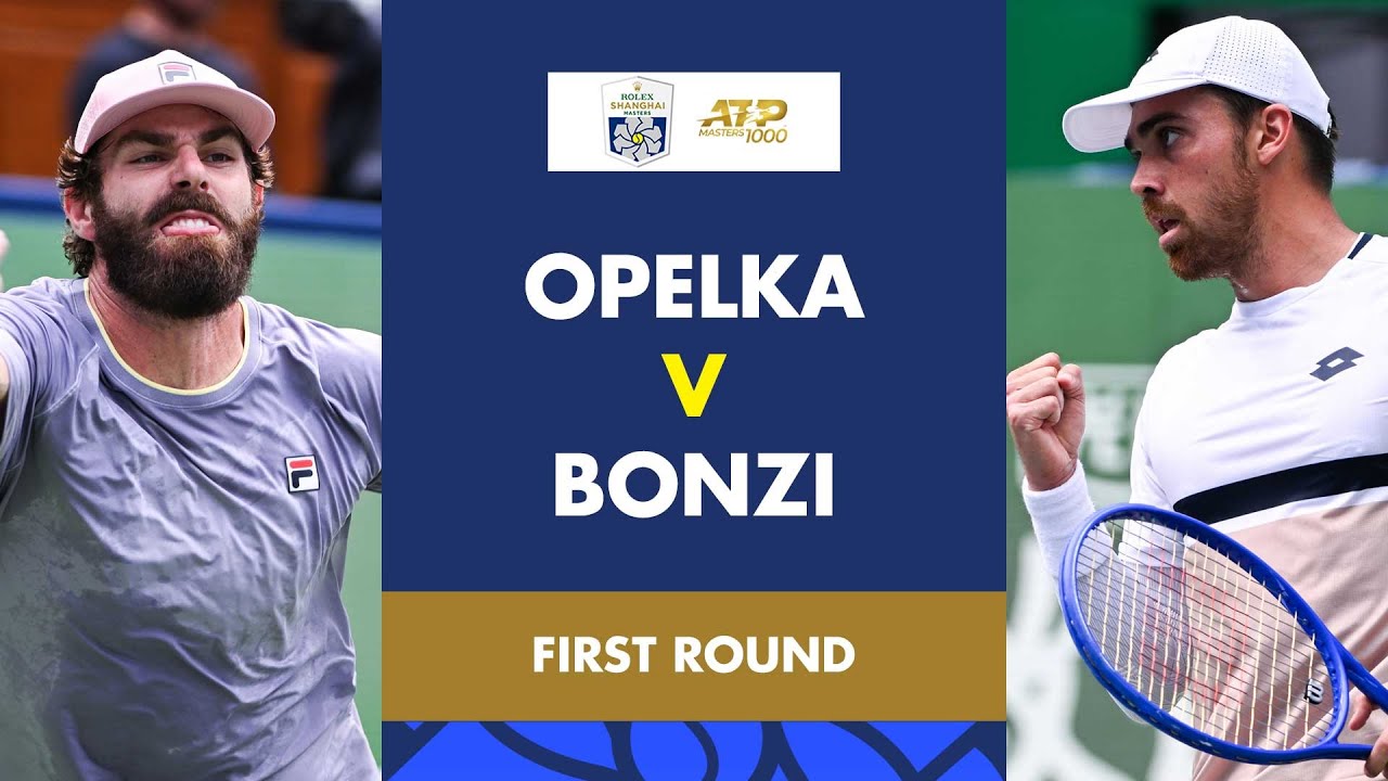 Reilly Opelka vs Benjamin Bonzi Highlights | Rolex Shanghai Masters 2025