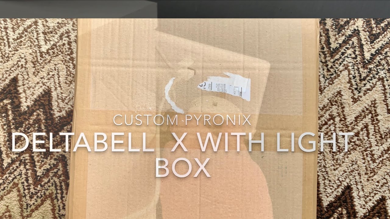 Custom Pyronix Deltabell  X with light box unboxing and putting it together