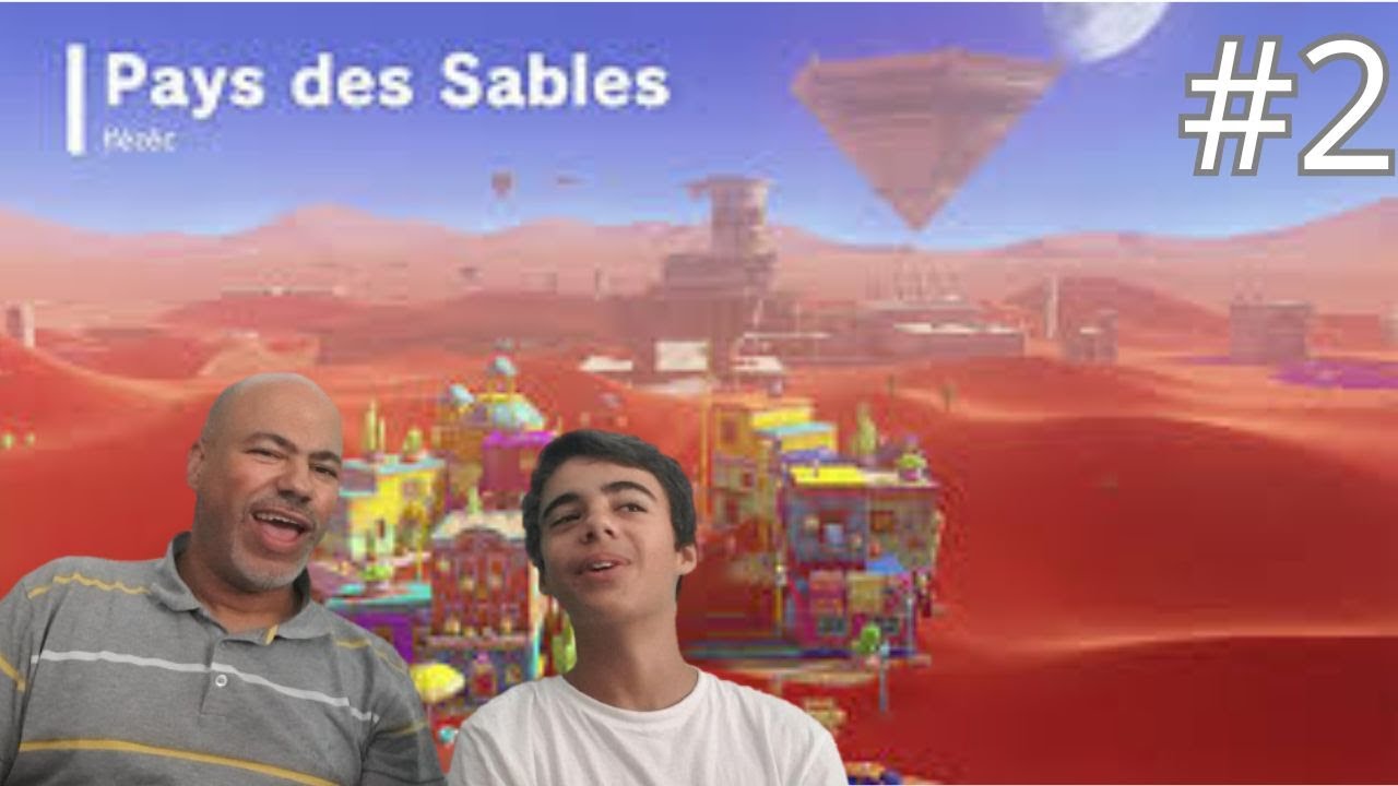 Ça commence! Le Pays des Sables dans Mario Odyssey
