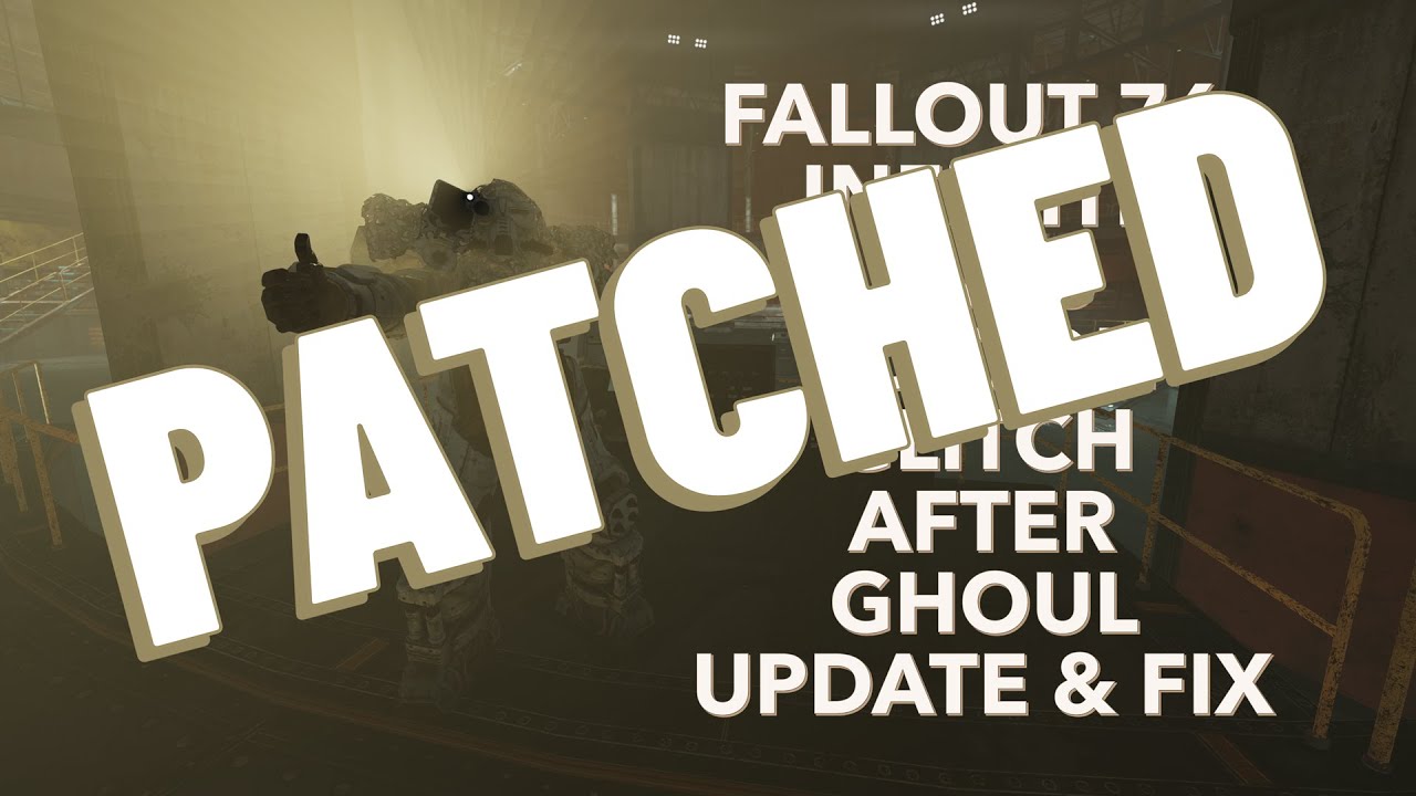 Fallout 76 Infinite EN06 Button Glitch After Ghoul Update & Fix NEW! PATCHED!