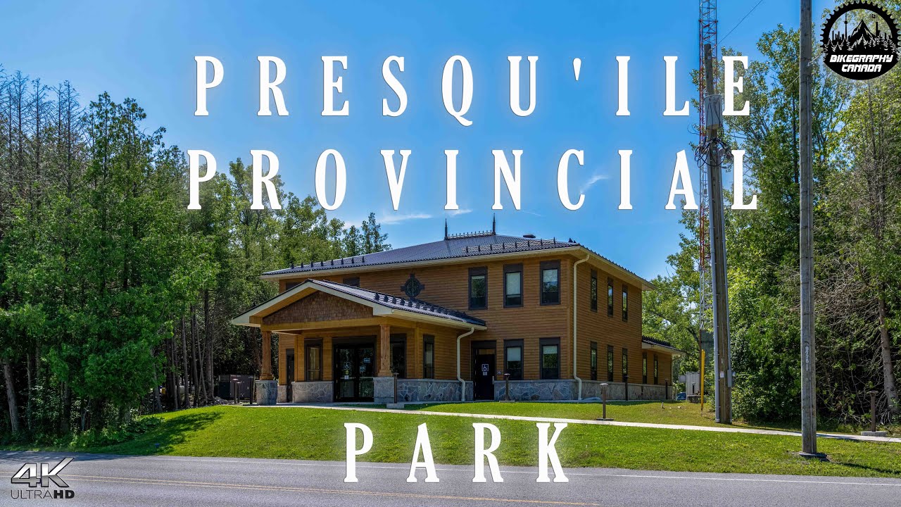 [4K] Presqu'ile Provincial Park | Brighton, Ontario Canada | Virtual Bike Ride | Soft House