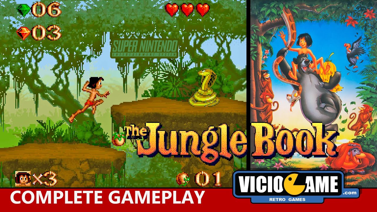 🎮 Jungle Book (Super Nintendo) Complete Gameplay