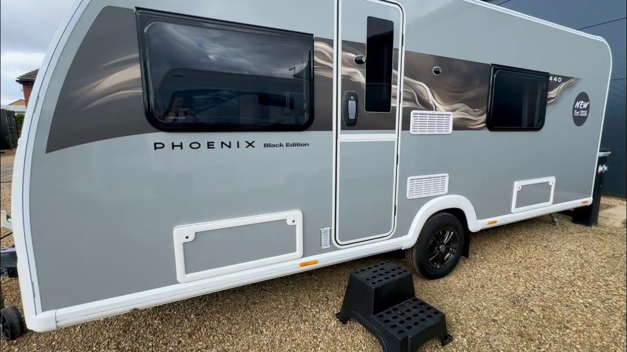 NEW 2026 Bailey Phoenix 440 Black Edition Caravan