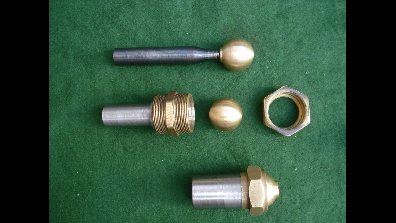 Easy To Make Ball Turning Fixture Using Brass Plumbing Couplings