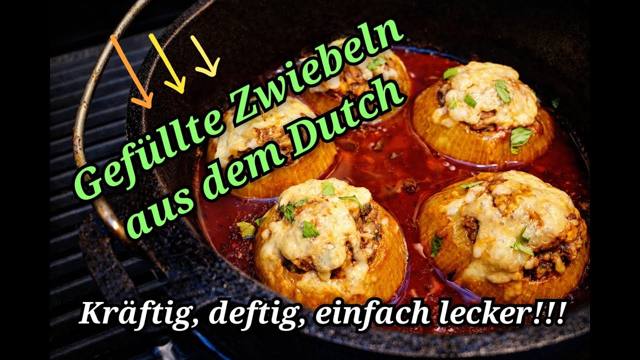 Kräftig, deftig, einfach lecker- Gefüllte Zwiebeln aus dem Dutch