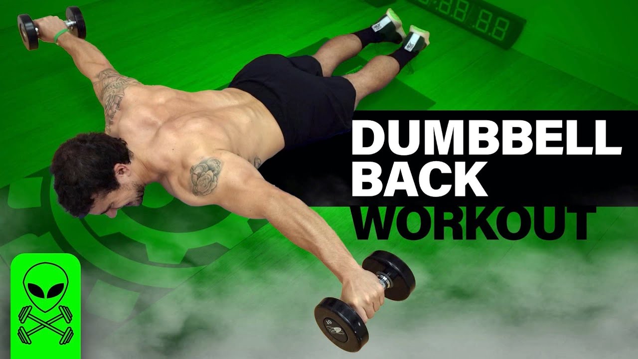 Intense 6 Minute Dumbbell Back Workout
