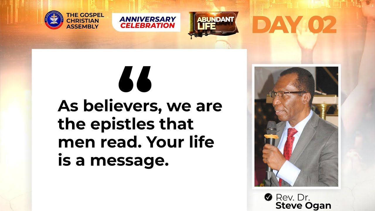 Living the God-Kind of Life | Rev. Dr. Steve Ogan | TGCA 22nd Anniversary – Day 2