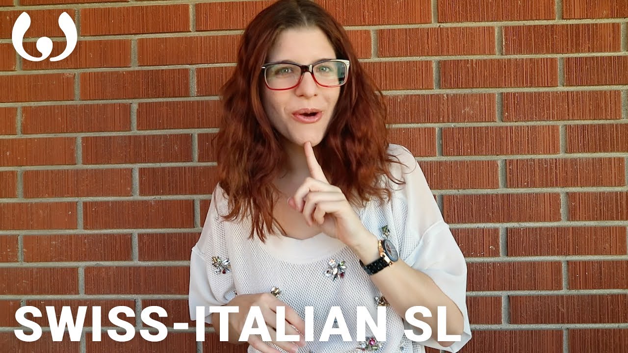 WIKITONGUES: Laura speaking Swiss-Italian Sign Language