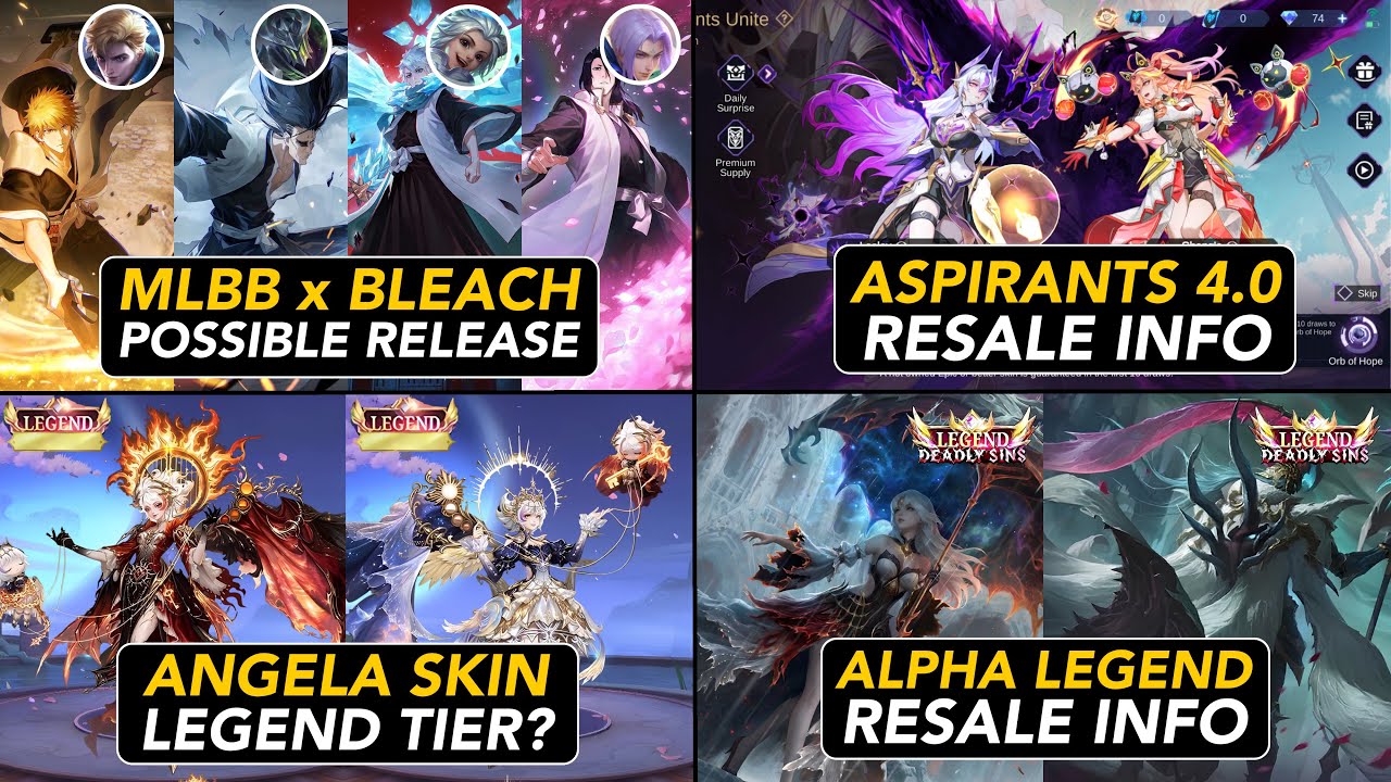 ANGELA LEGEND SKIN? ALPHA LEGEND RESALE| ASPIRANTS 4.0 RESALE| ALDOUS ANNUAL STARLIGHT| SURVEYS MORE