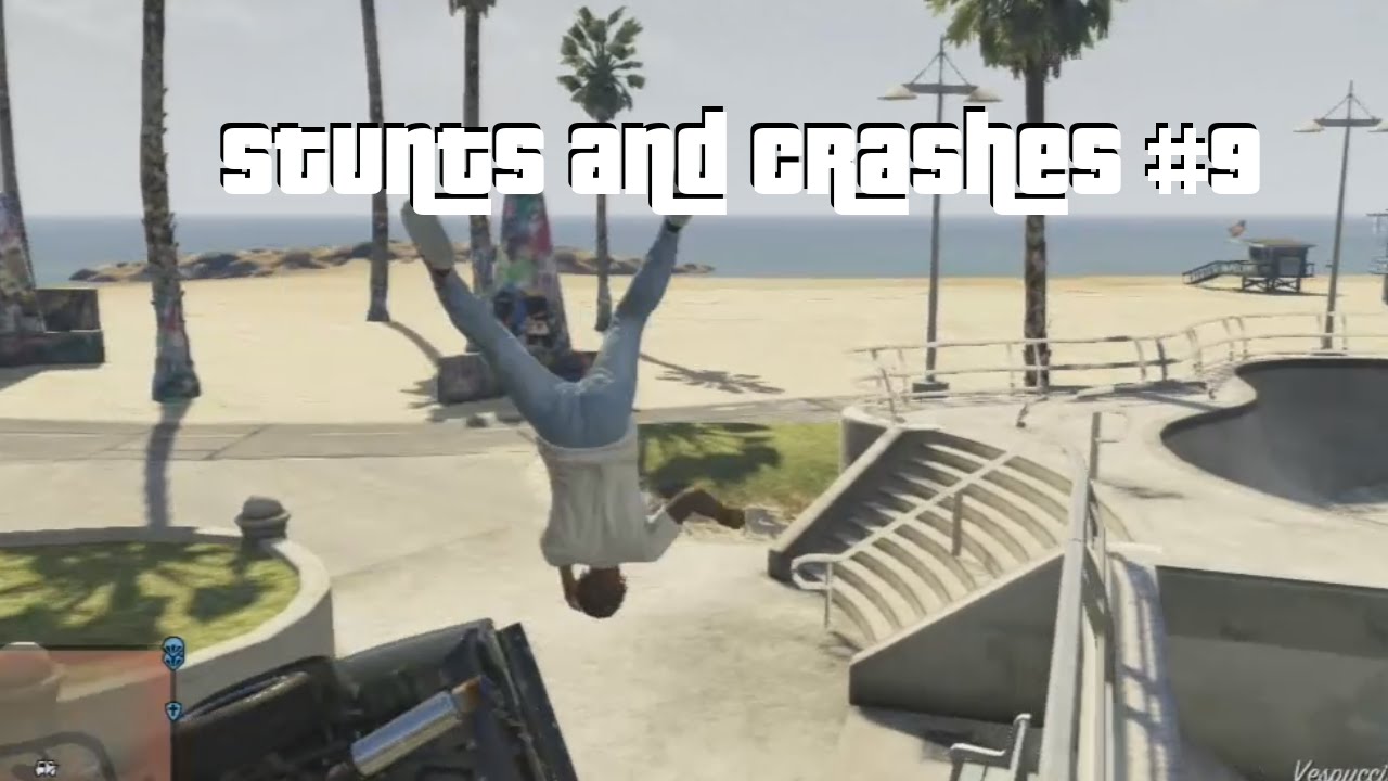 ► GTA 5 - Stunts and Crashes 9