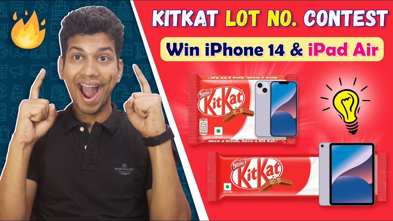 🎁 Kitkat New Lot No. Contest - KitKat Win iPhone Contest - KitKat Win iPhone 14, iPad Air New Offer