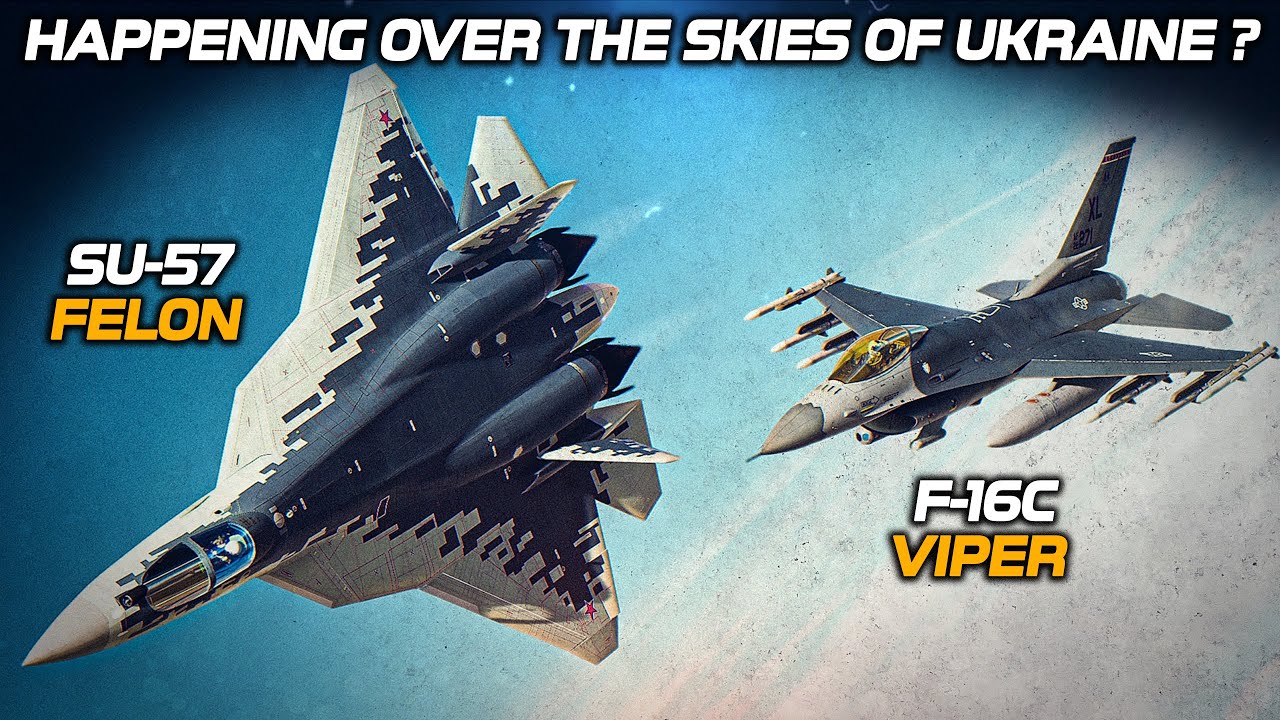 Этот бой может произойти в реальной жизни... Возможно | F-16C Viper против Су-57 | Цифровой боево...