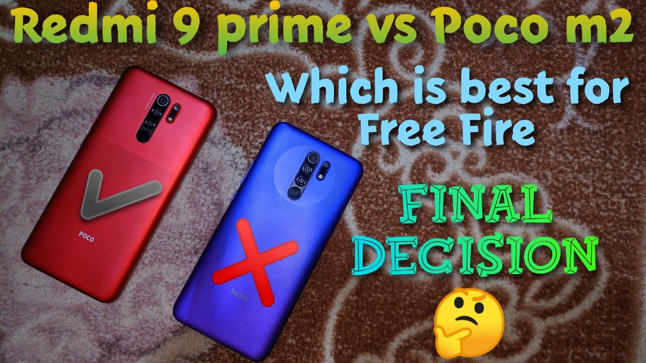 Redmi 9 prime vs Poco m2 | Clear decision | Best for Free Fire under 10 thousand.