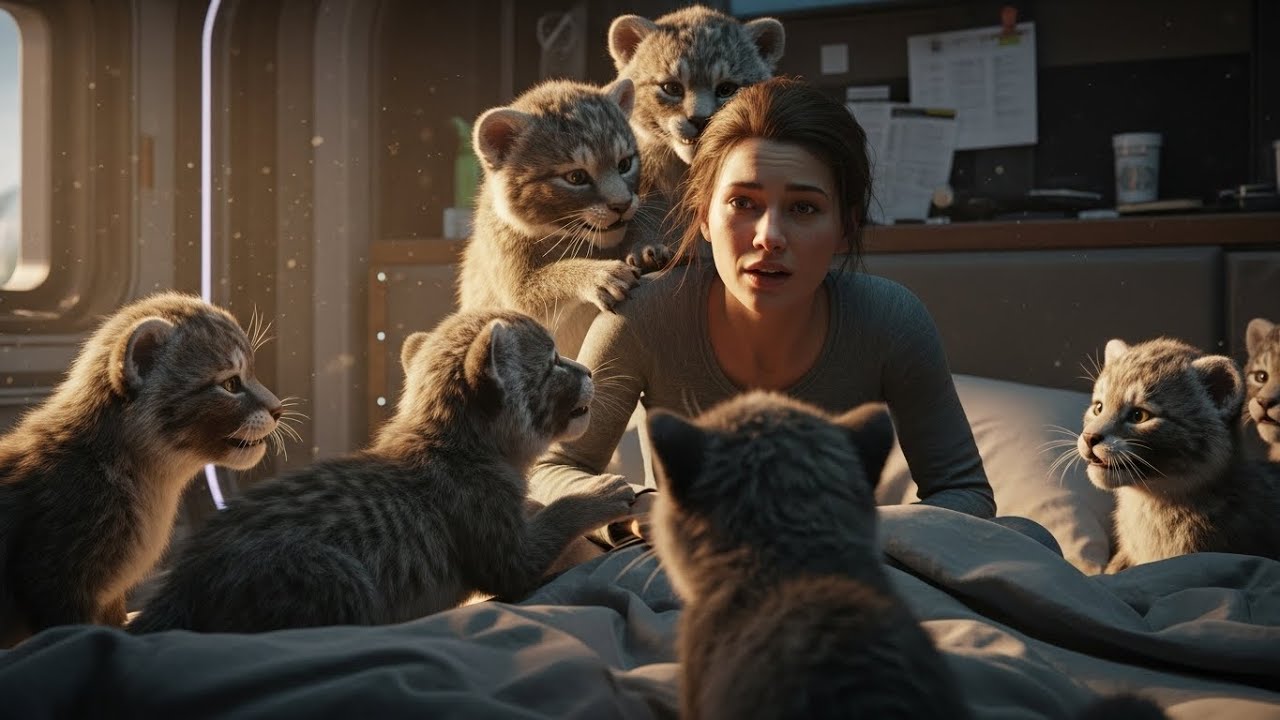 She Woke to Tiny Teeth Tugging Her Hair, The Cubs Declared "You're Late for Our Scheduled Briefing