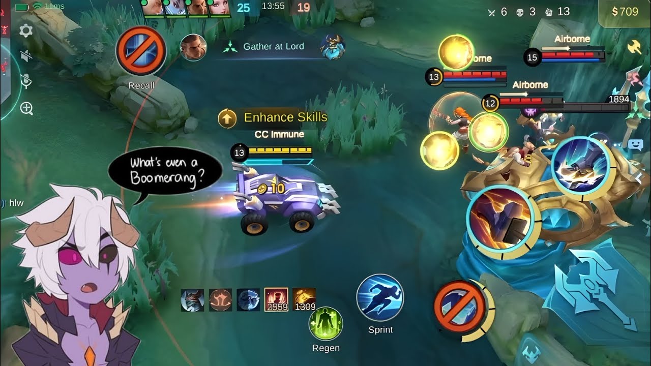 Johnson Insane Car Crash at lord fight 😱 savage team wipe | Mobile Legends