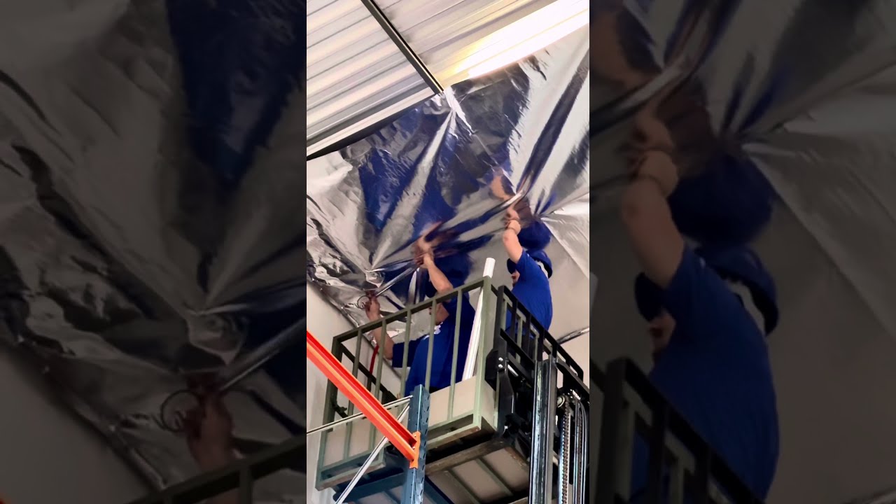 Como instalar Manta Térmica em telhados de galpões industriais
