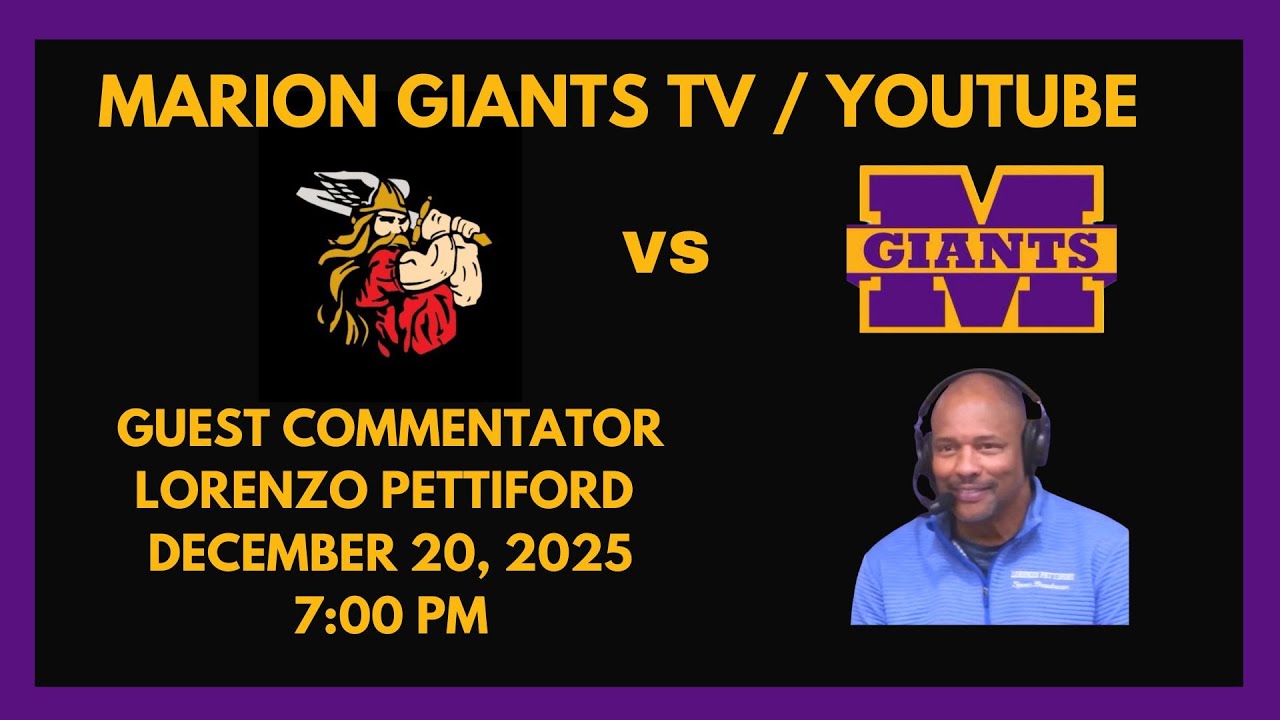Marion Vs. Huntington North Varsity Basketball December 20, 2025