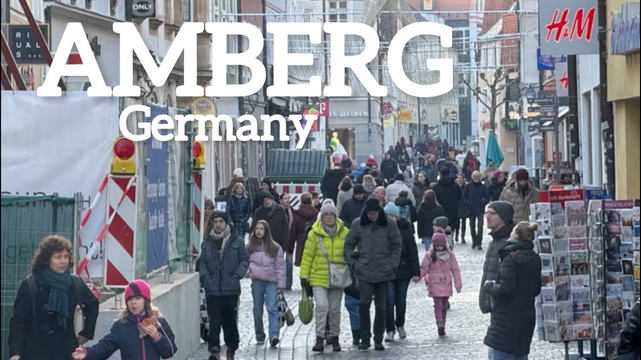 A Day in Amberg Germany. A Small Historic Bavarian Town / AMBERG Full Walk Tour