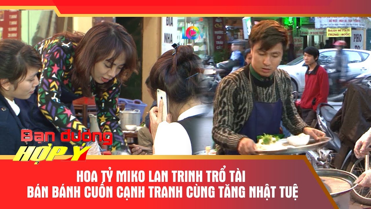 Tăng Nhật Tuệ bất ngờ xuống đường thi bán bánh cuốn cùng nữ ca sĩ miền Nam 😍