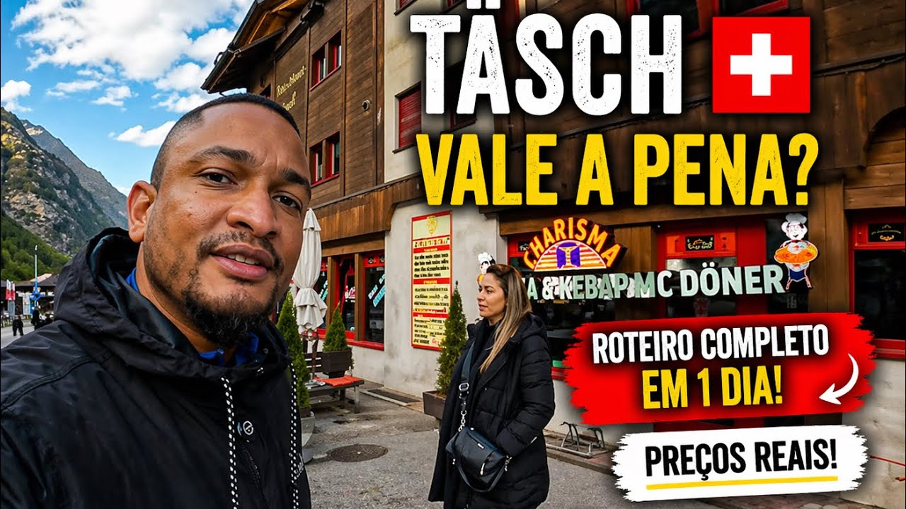 Täsch na Suíça 🇨🇭 A base perfeita para Zermatt? Veja antes de ir #003 