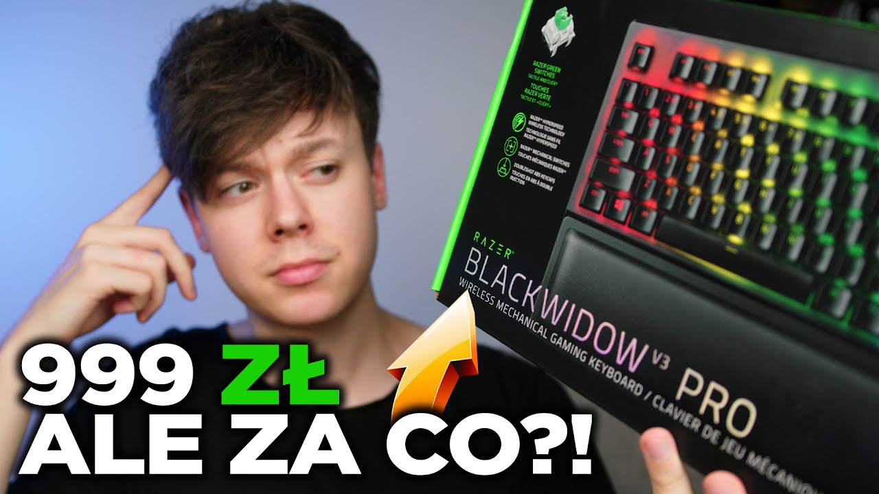 TA KLAWIATURA JEST... słaba 🤬 - RAZER BLACKWIDOW V3 PRO | Test i Recenzja