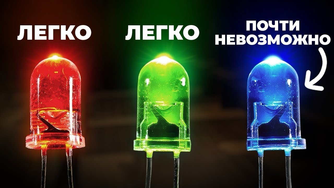 Почти невозможно: как изобрели синий светодиод [Veritasium]