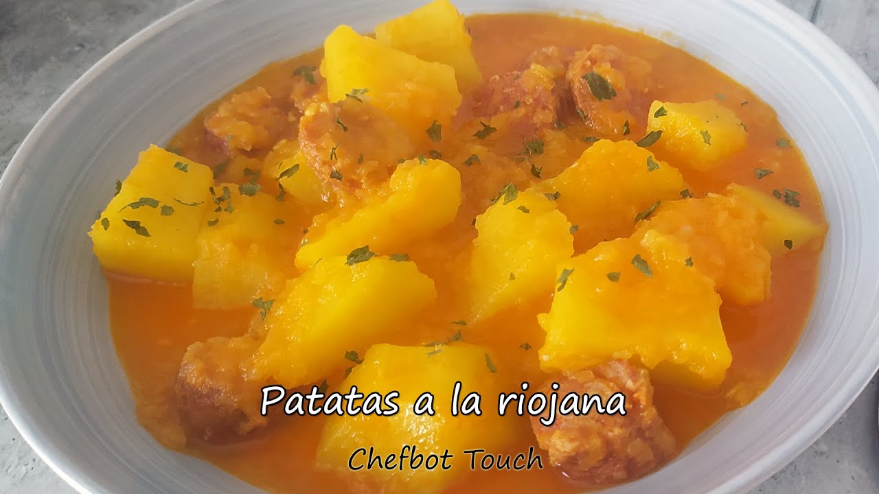 Patatas a la riojana en Chefbot Touch y similares (sin pimientos) [200 VÍDEOS 🎥 EN YOUTUBE]