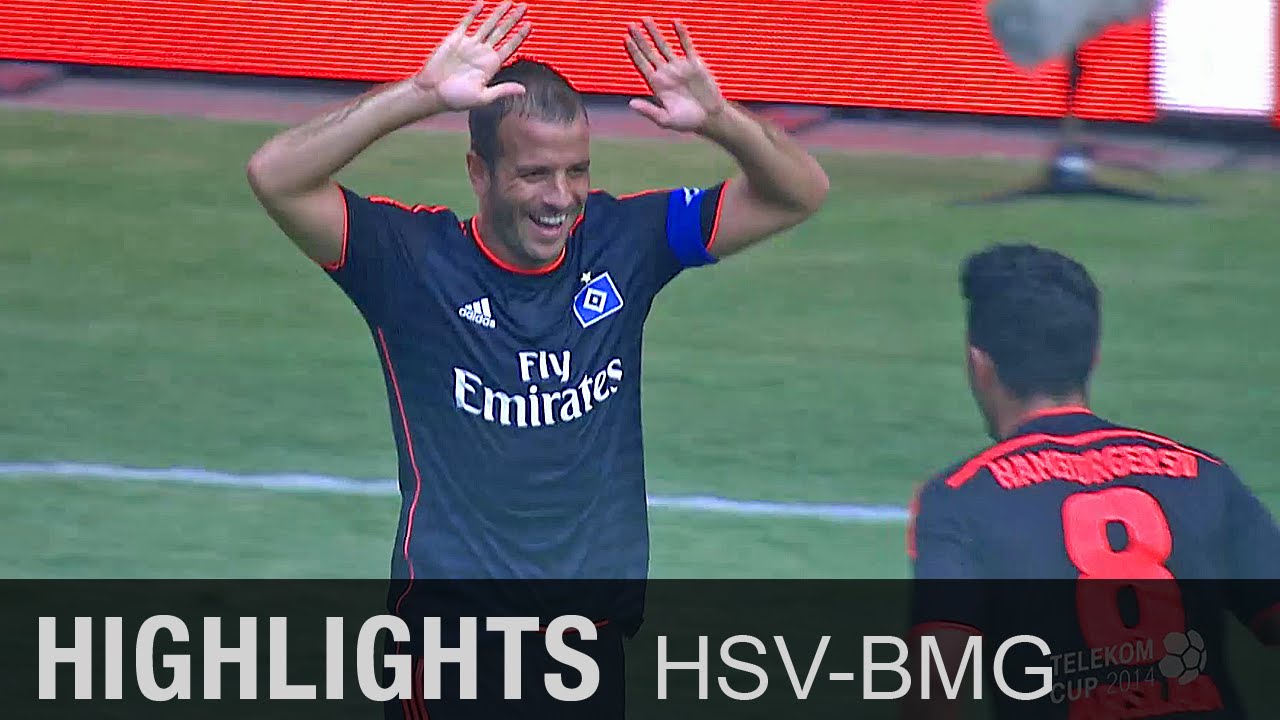 Rafael van der Vaart bringt HSV Platz 3 | Hamburger SV - Borussia Mönchengladbach 3:1 | Telekom Cup