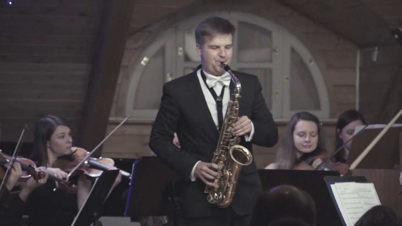 Astor Piazzolla  Tango etude N 3 Imperialis Orchestra Solo saxophone alto  Taras Gusarov