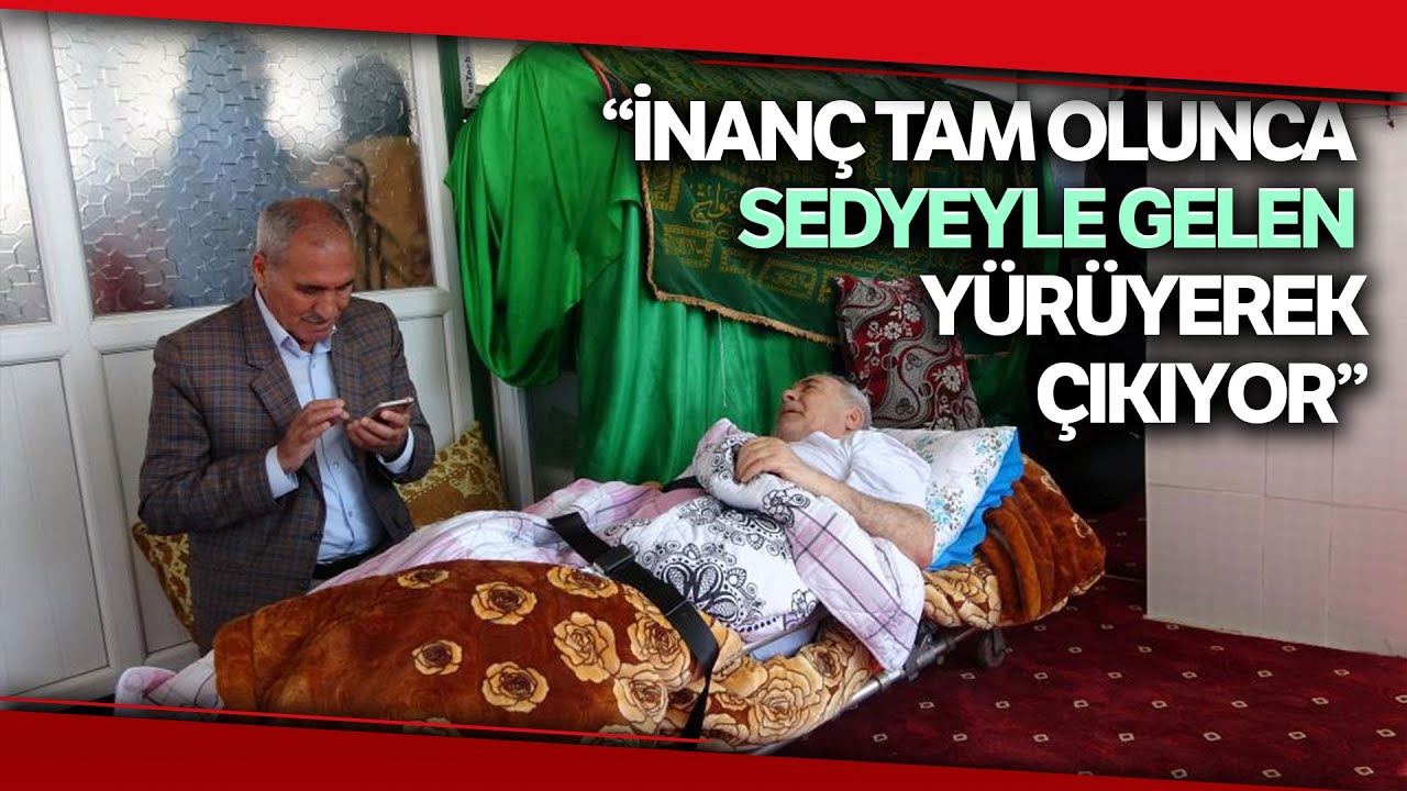 Felçli Vatandaşların Şifa Buldukları İddia Edilen Türbeye Ziyaretçi Akını