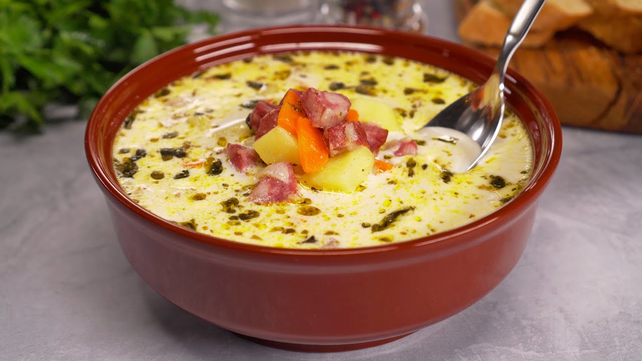 Быстрый и вкусный КАРТОФЕЛЬНЫЙ СУП С КОЛБАСОЙ. Захочется приготовить вновь. Рецепт от Всегда Вкусно!