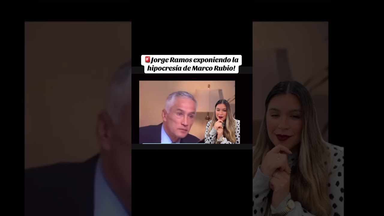 🚨Gorge Ramos expone a Marco Rubio🚨 #usa #marcorubio #euaimigrantes #donaldtrump #greenscreen