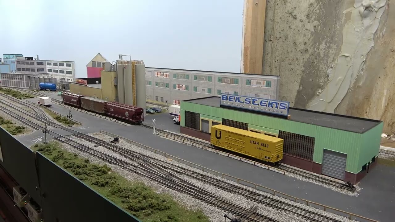 John Schindler's St. Louis Junction Model Railroad Layout filmed on 07-25-2025