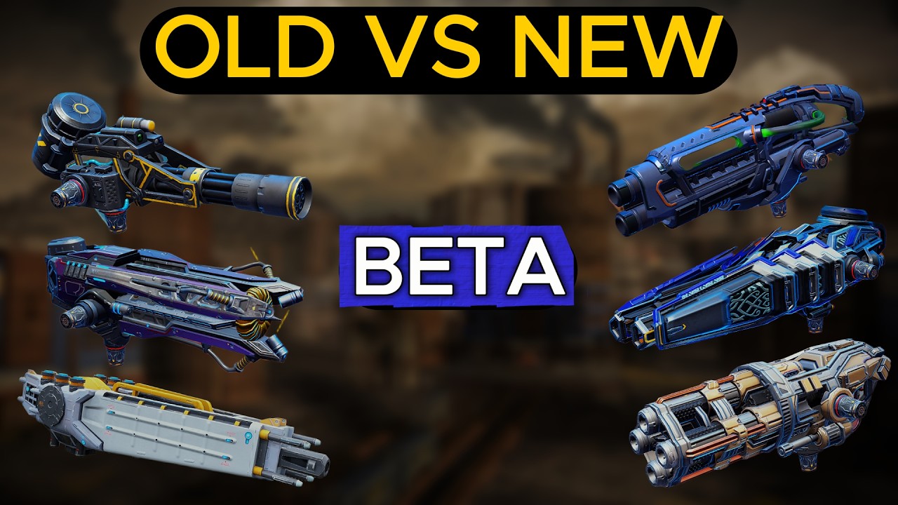 Old vs New Beta Weapons – Which Is Better? | War Robots Test Server