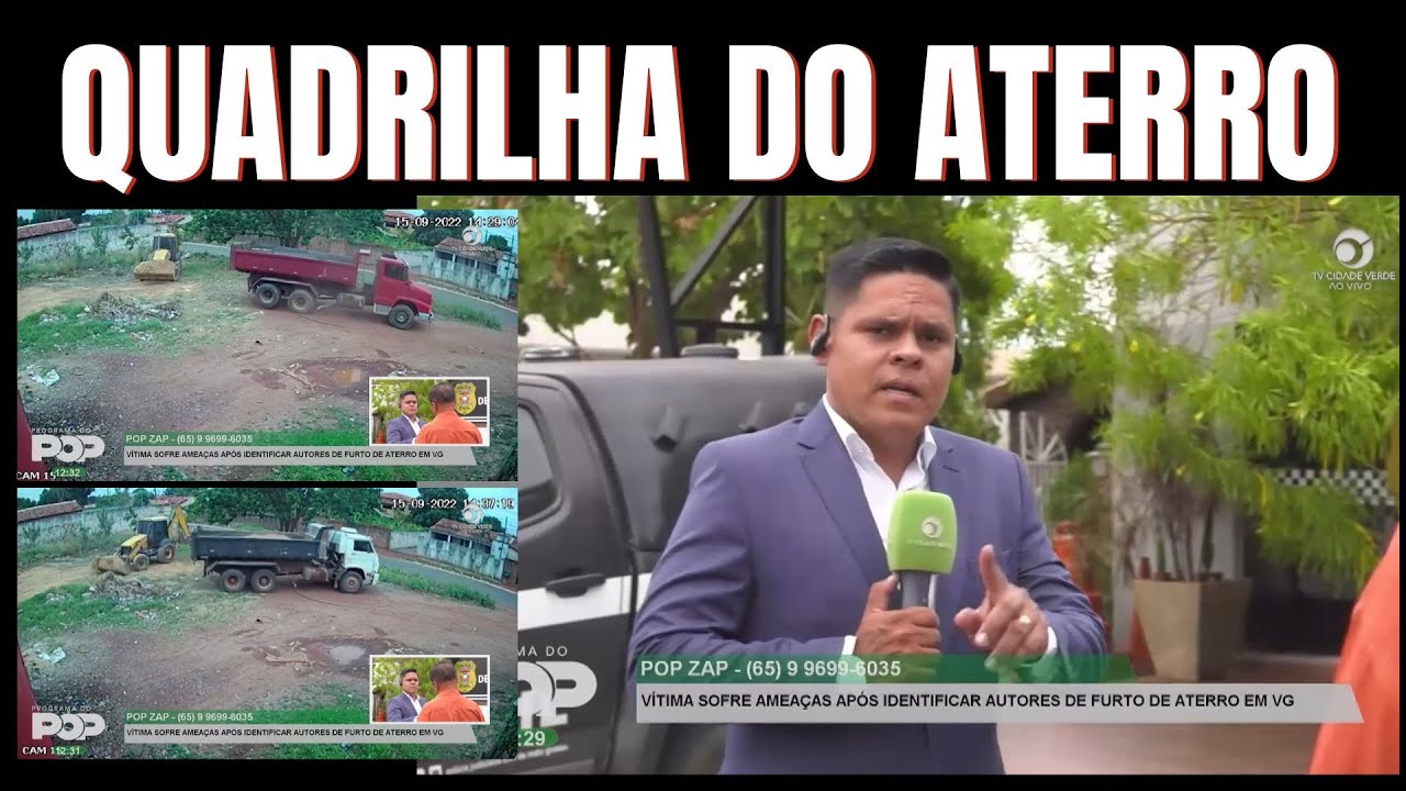 FLAGRANTE: FURTO DE ATERRO EM VÁRZEA GRANDE | Arthur Garcia