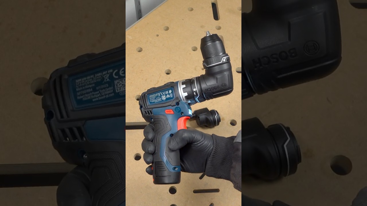 Bosch GSR 12V-32 FC FlexiClick easy-to-change attachments SDS plus rotary hammer #boschtools