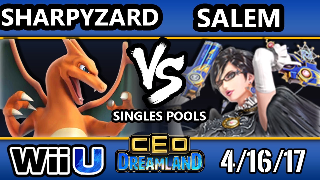 CEO Dreamland 2017 Smash 4 - Sharpyzard (Charizard) Vs. MVG | Salem (Bayonetta) SSB4 Pools