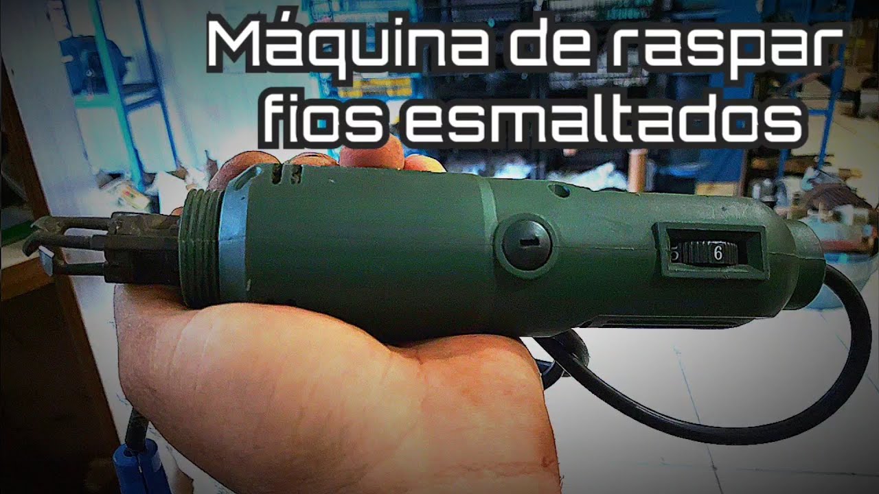 Máquina de raspar fios esmaltados: detalhes e funcionamento na prática