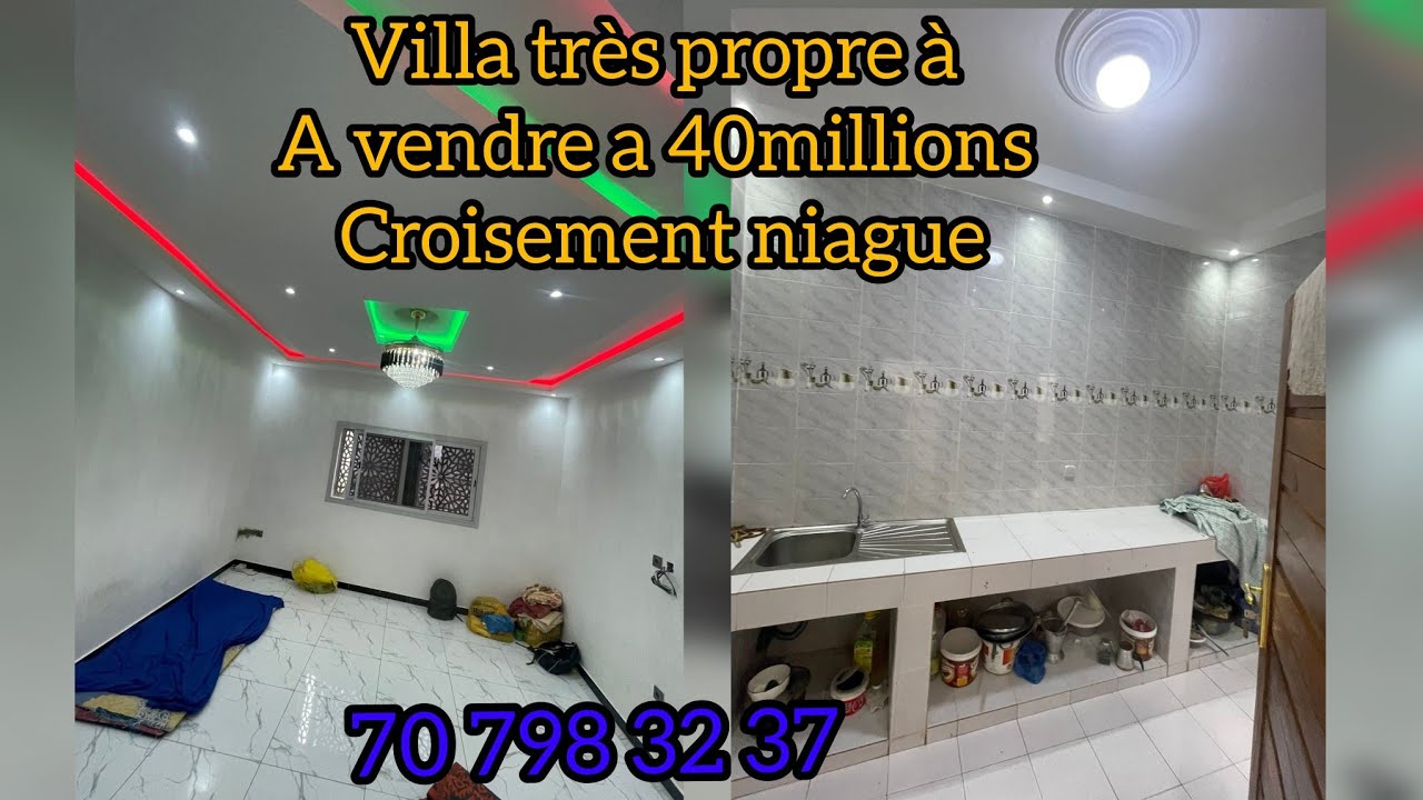 Villa avec une belle finition et décoration à vendre derrière station MKA croisement niague